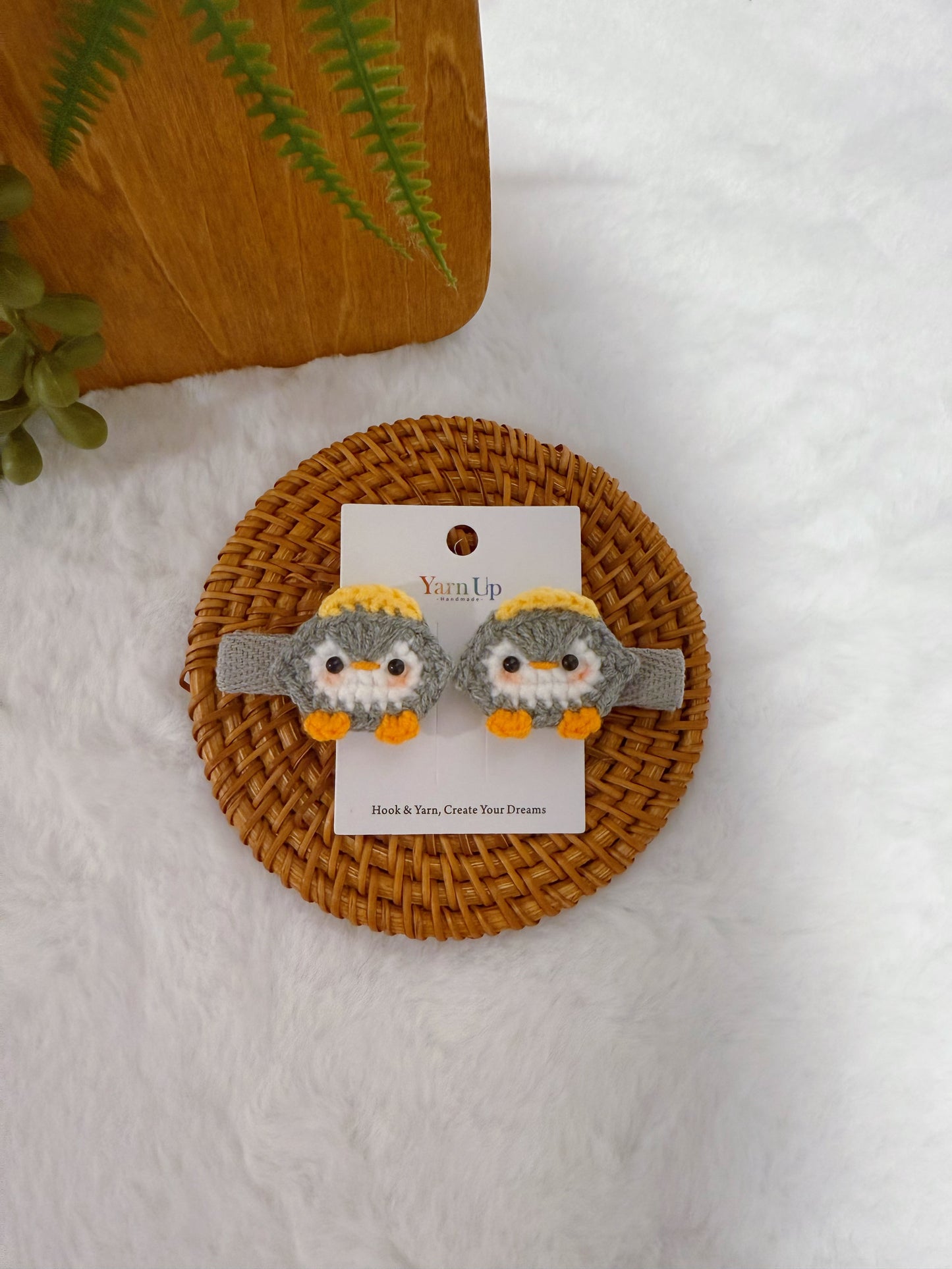 Penguin Baby Hair Clips