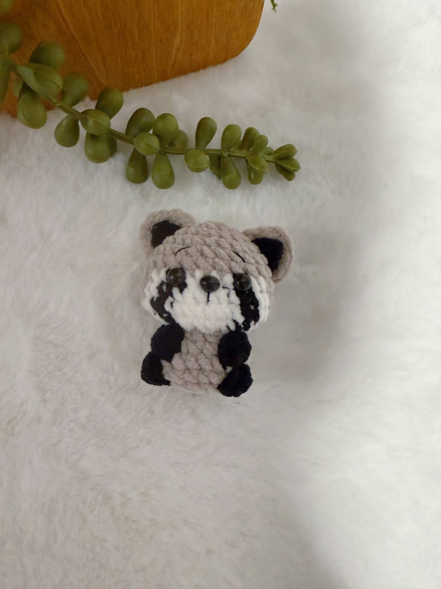 Mochi Raccoon Key Charm
