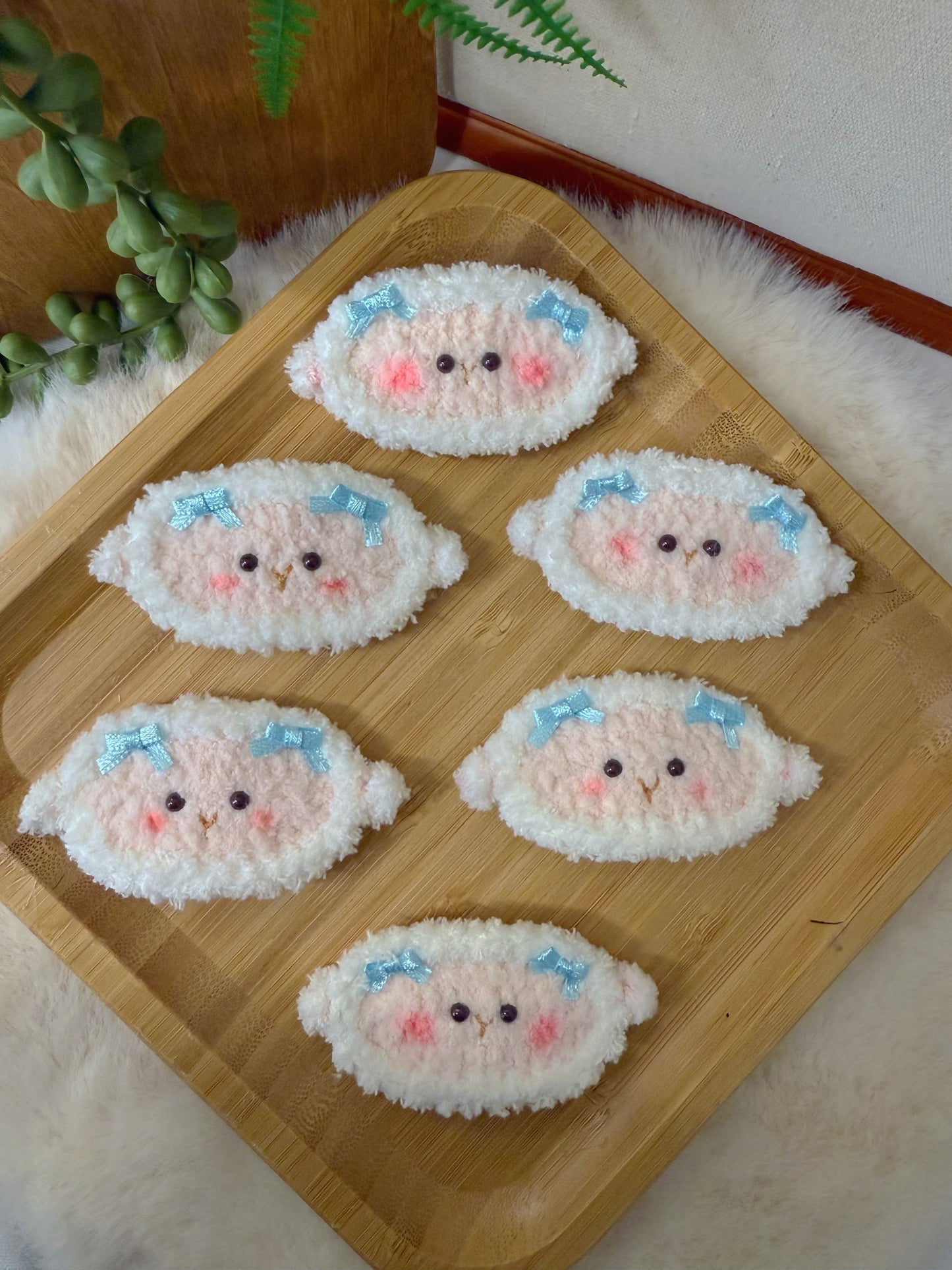 Fluffy Sheep Hair Clip