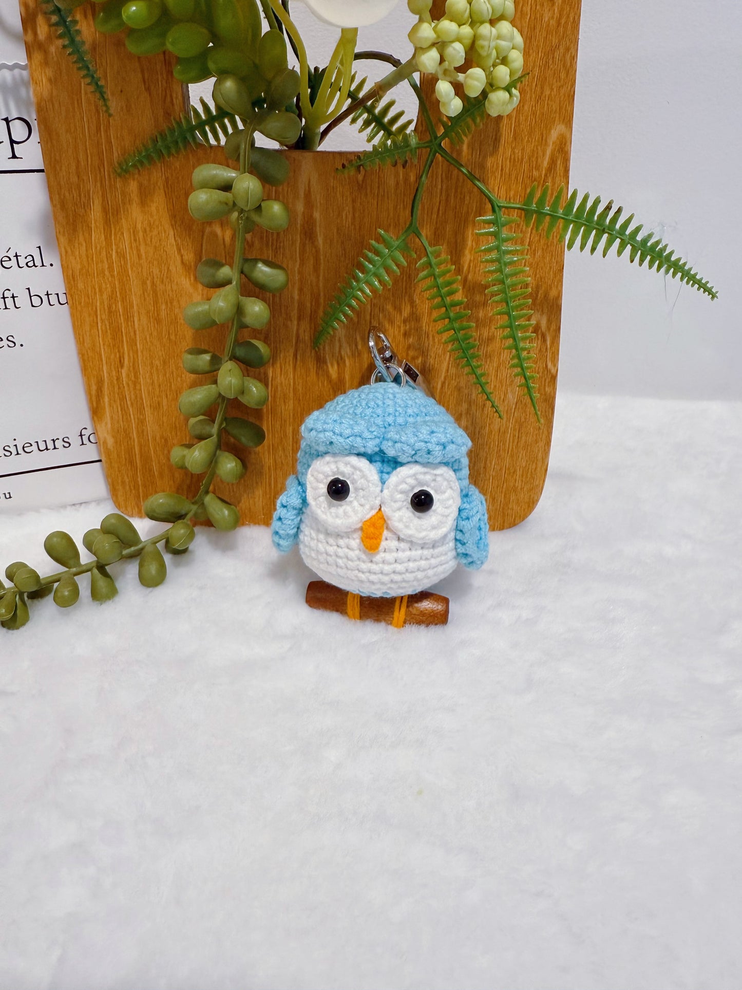Owl Key Charm