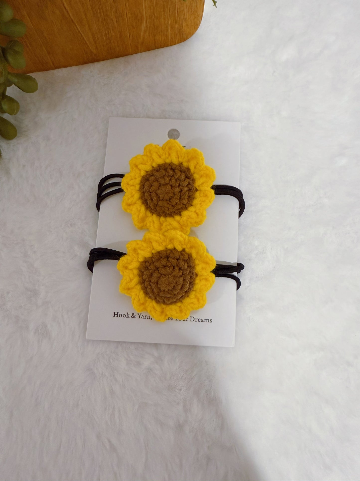 Sunflower Hair Tie