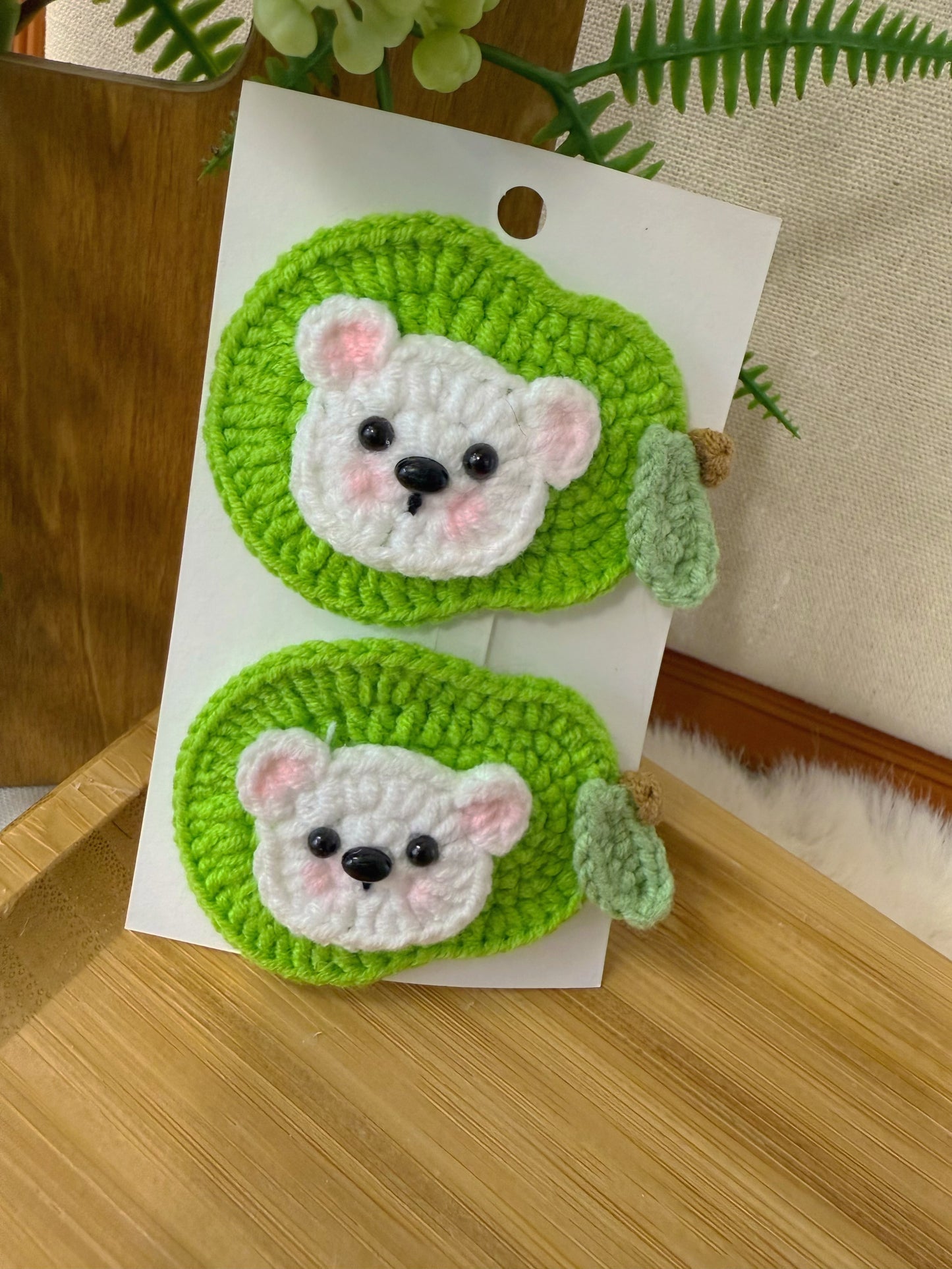 Fruit Bear Hair Clip