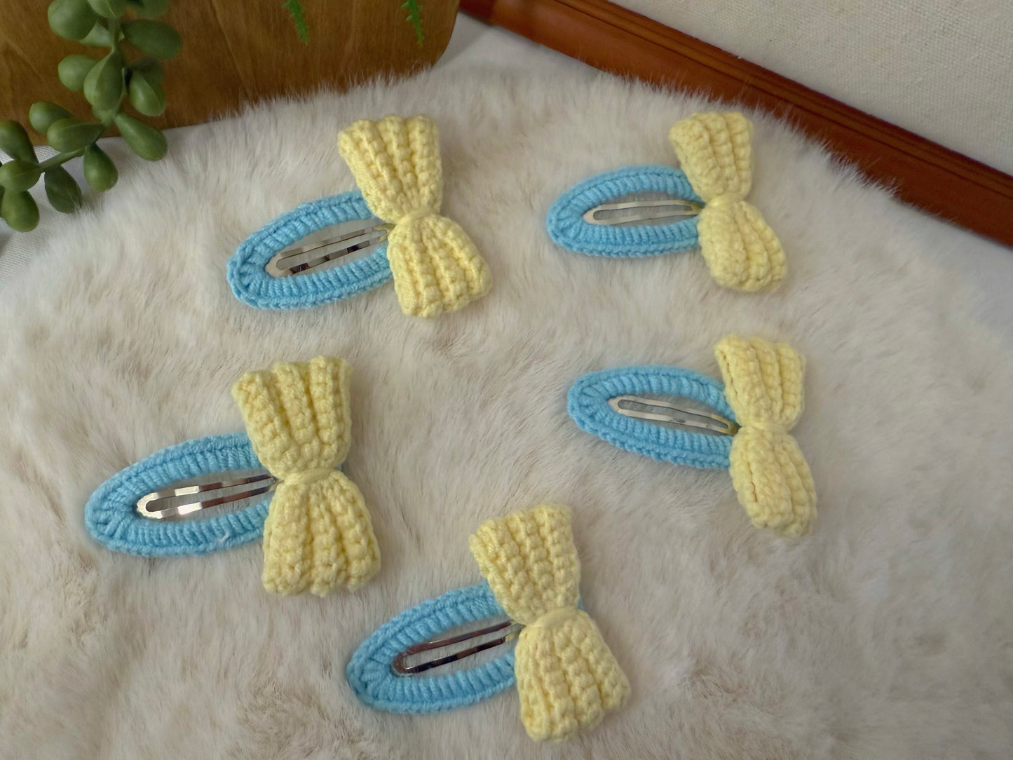 Pastel Bow Hair Clip