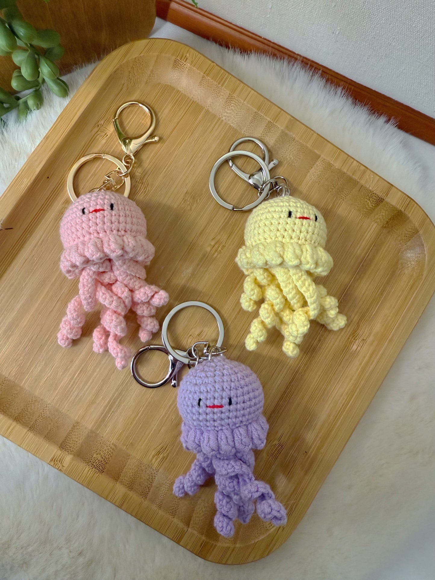 Jellyfish Keychain