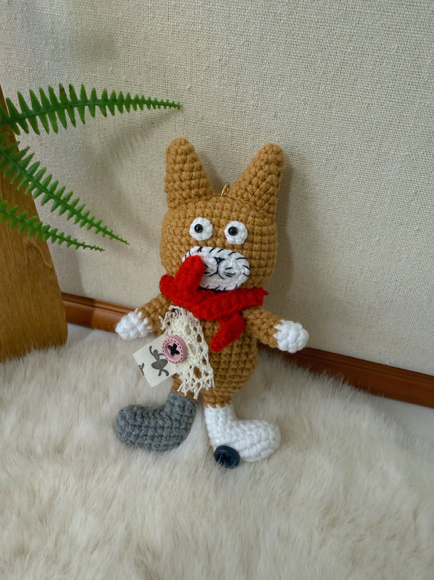 Adorkable Cat Key Charm