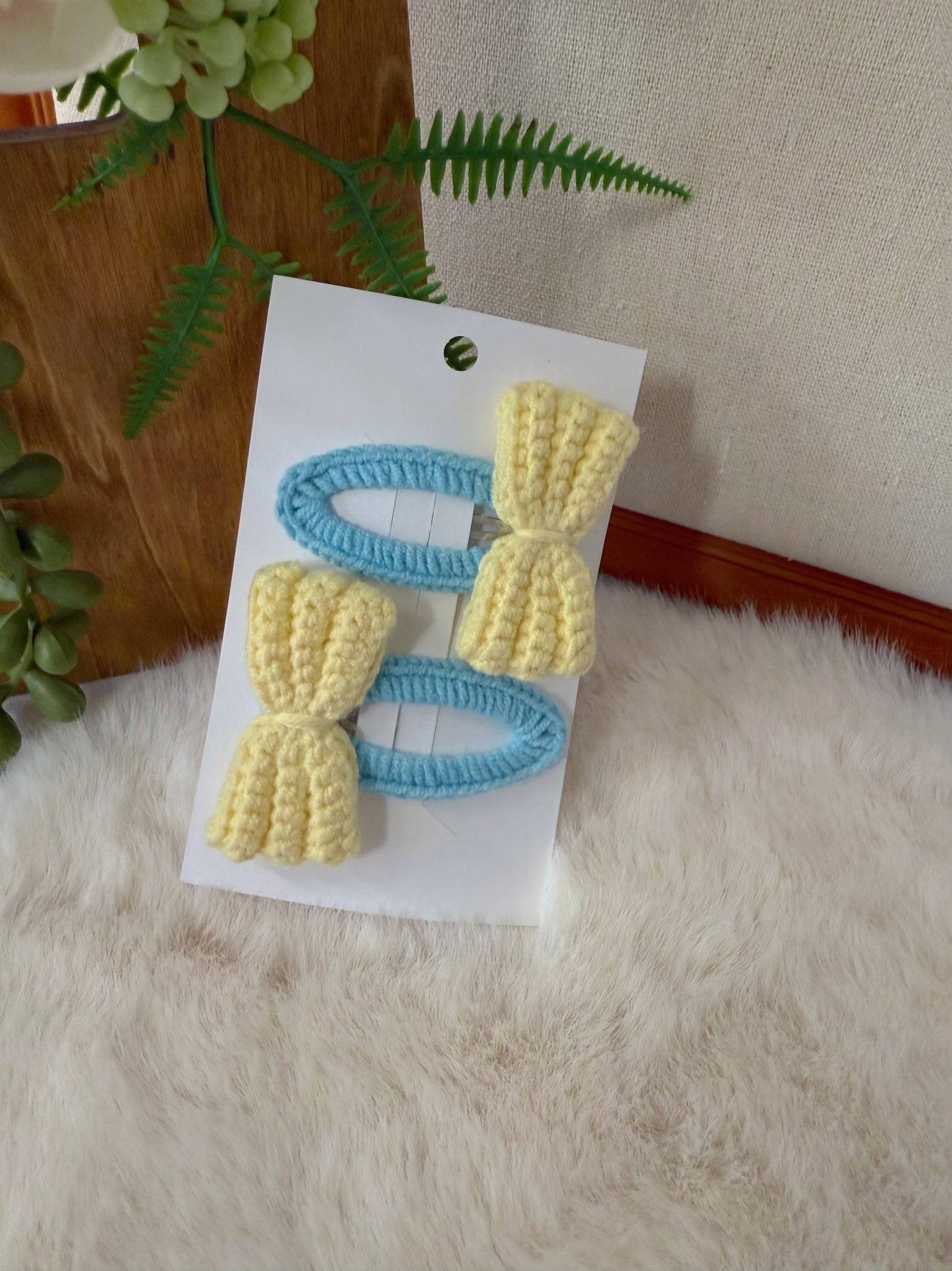 Pastel Bow Hair Clip