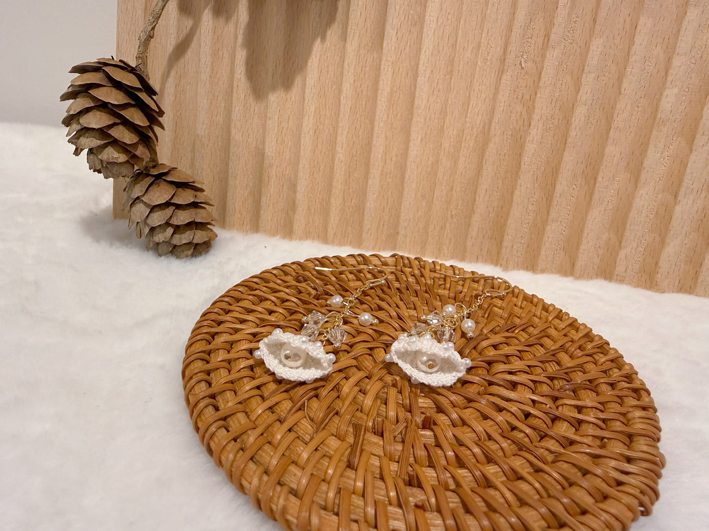 Ethereal Seashell Earrings