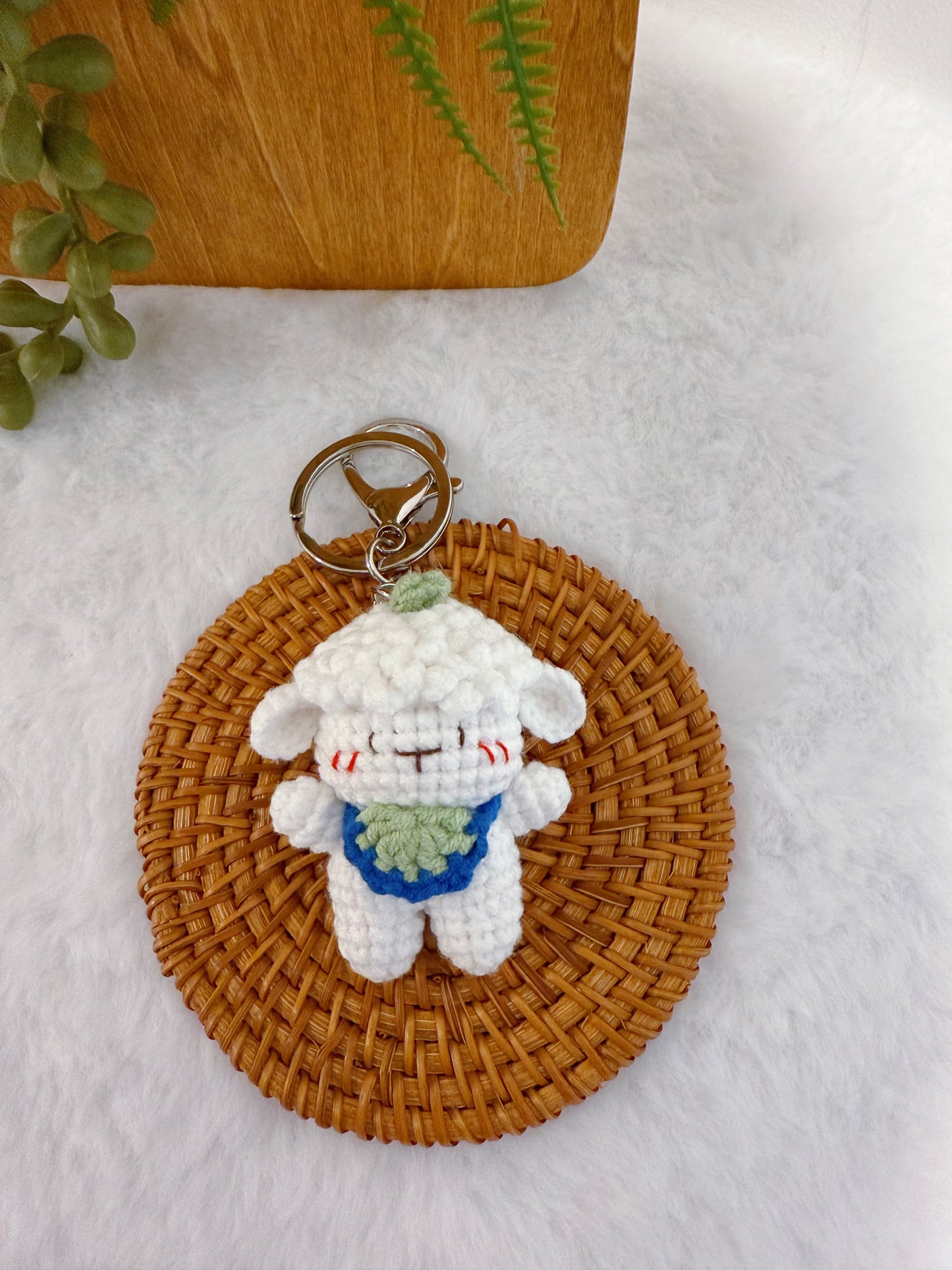 Sprouty Sheep Key Charm