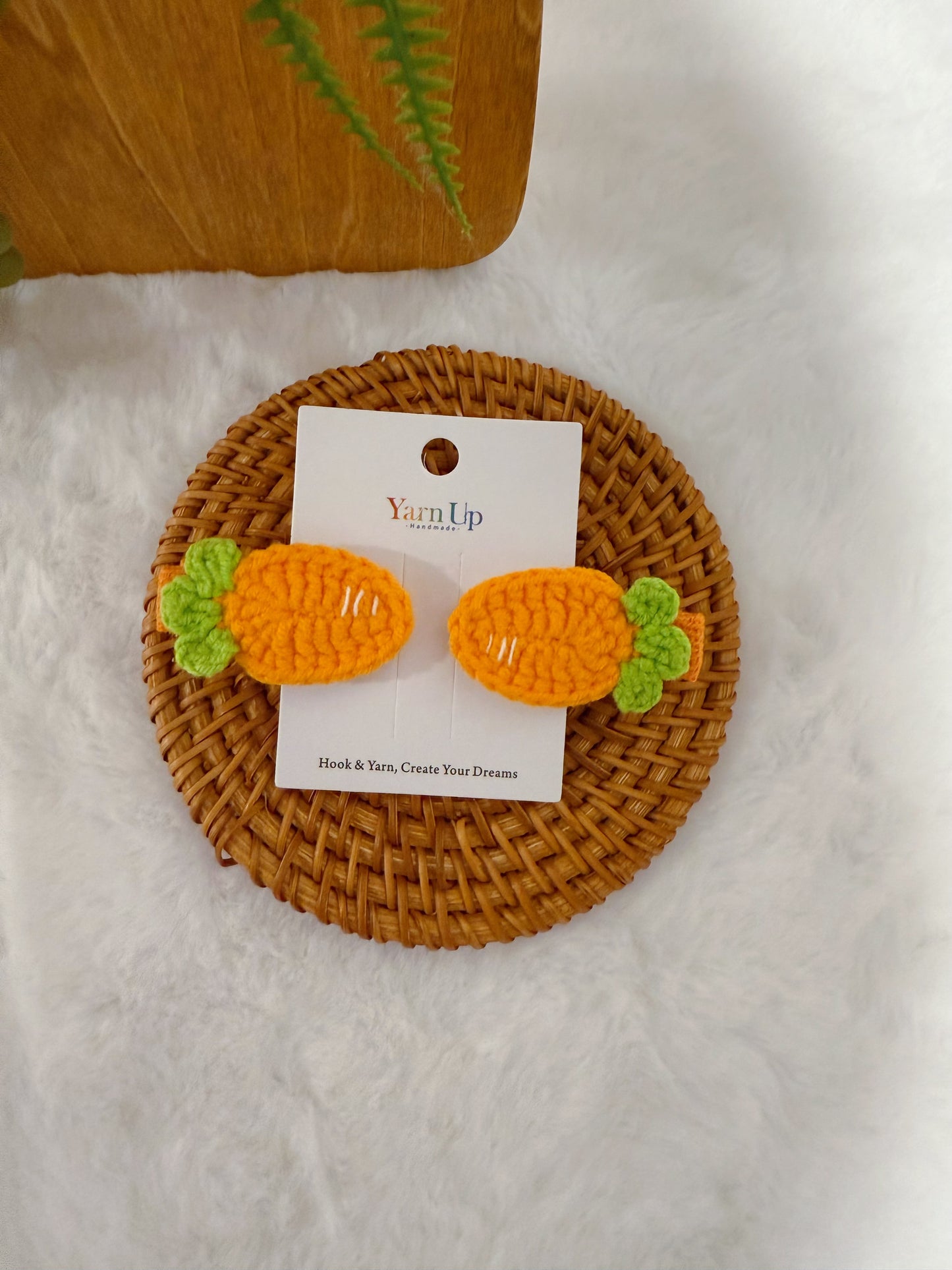 Carrot Baby Hair Clips