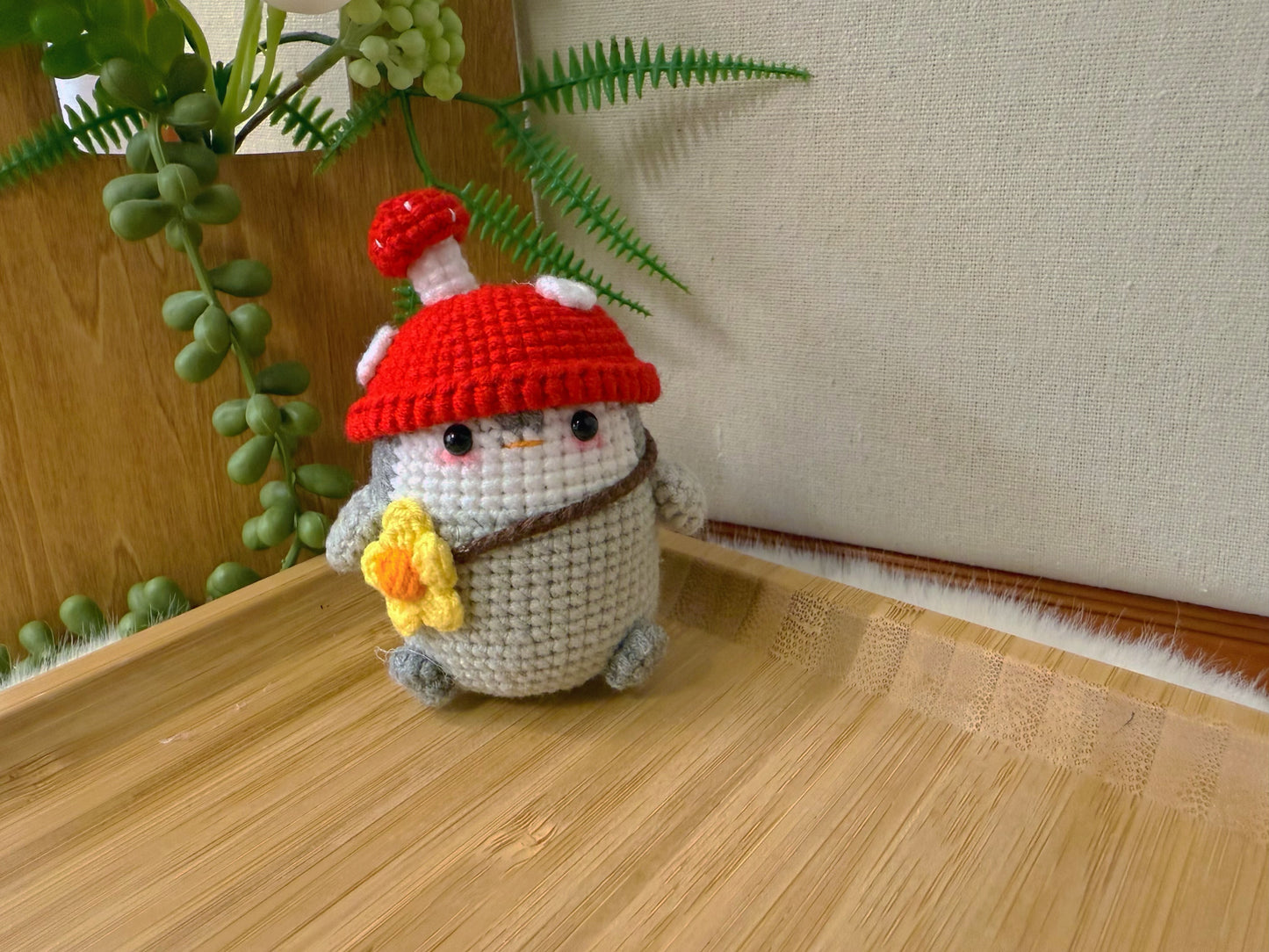 mushroom Penguin Keychain