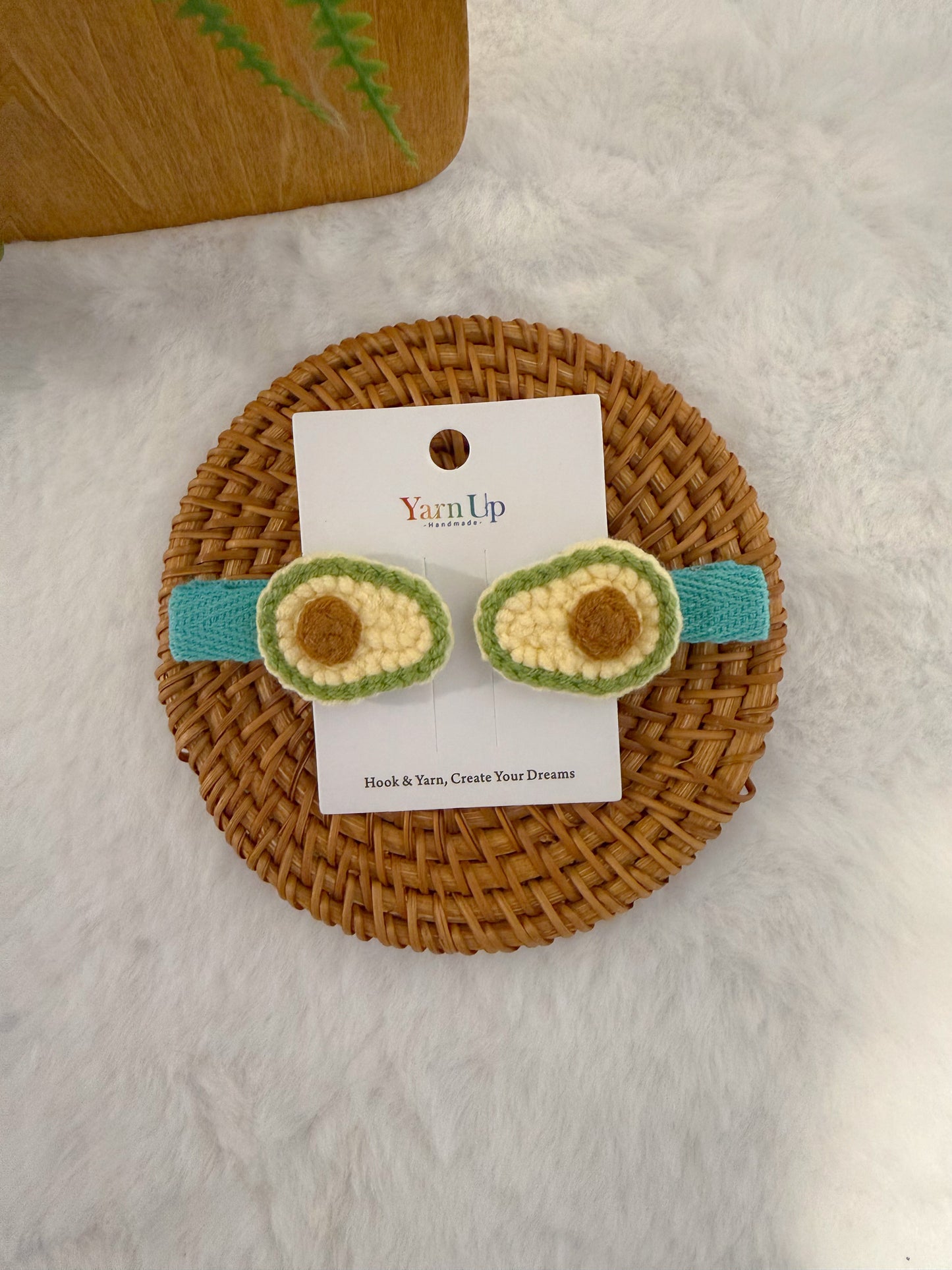 Avocado Baby Hair Clips