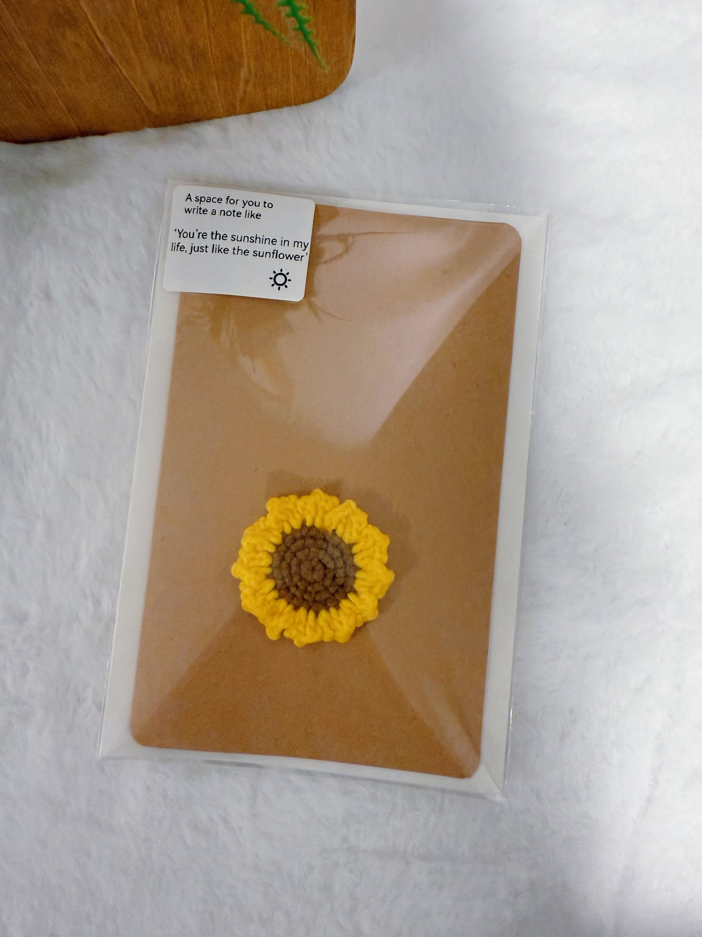 Yellow Sunflower Card