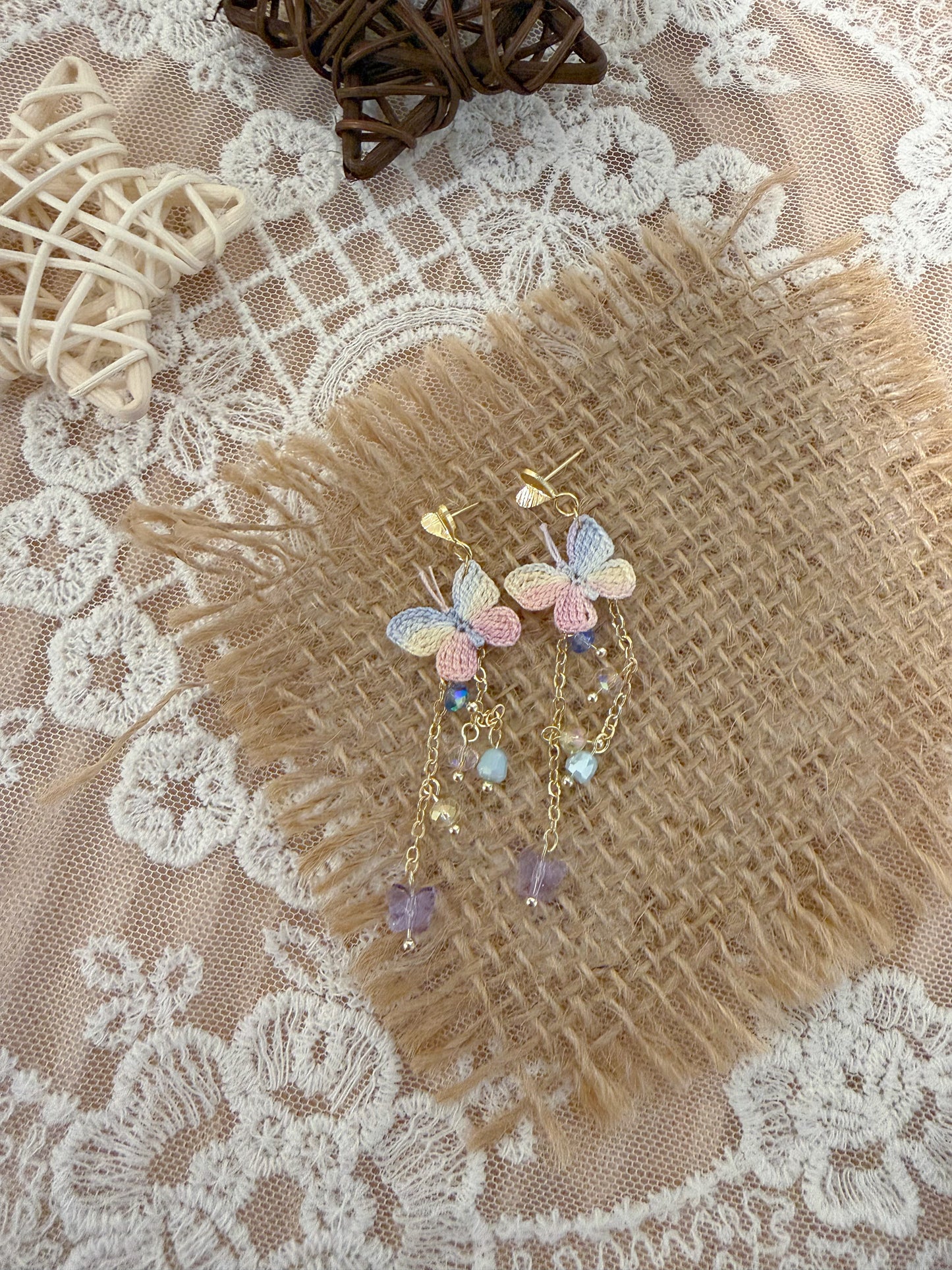 Flutter Love Stud Earrings