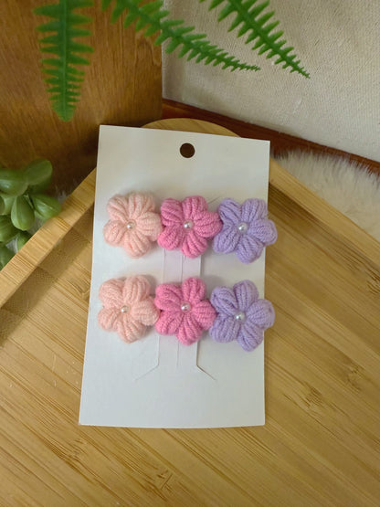 Sugar Triple Bloom Hair Clip