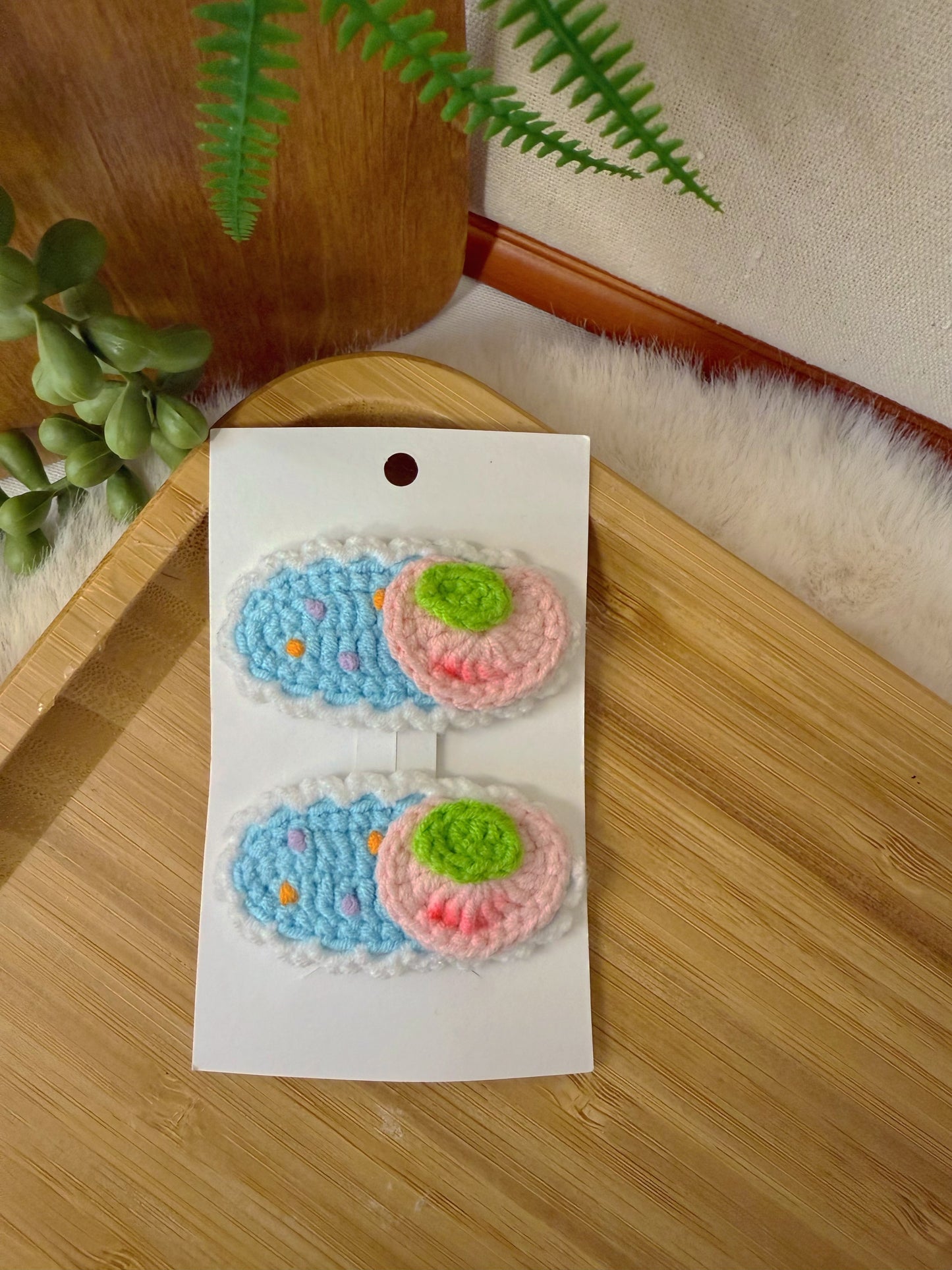 Little Peach Hair Clip