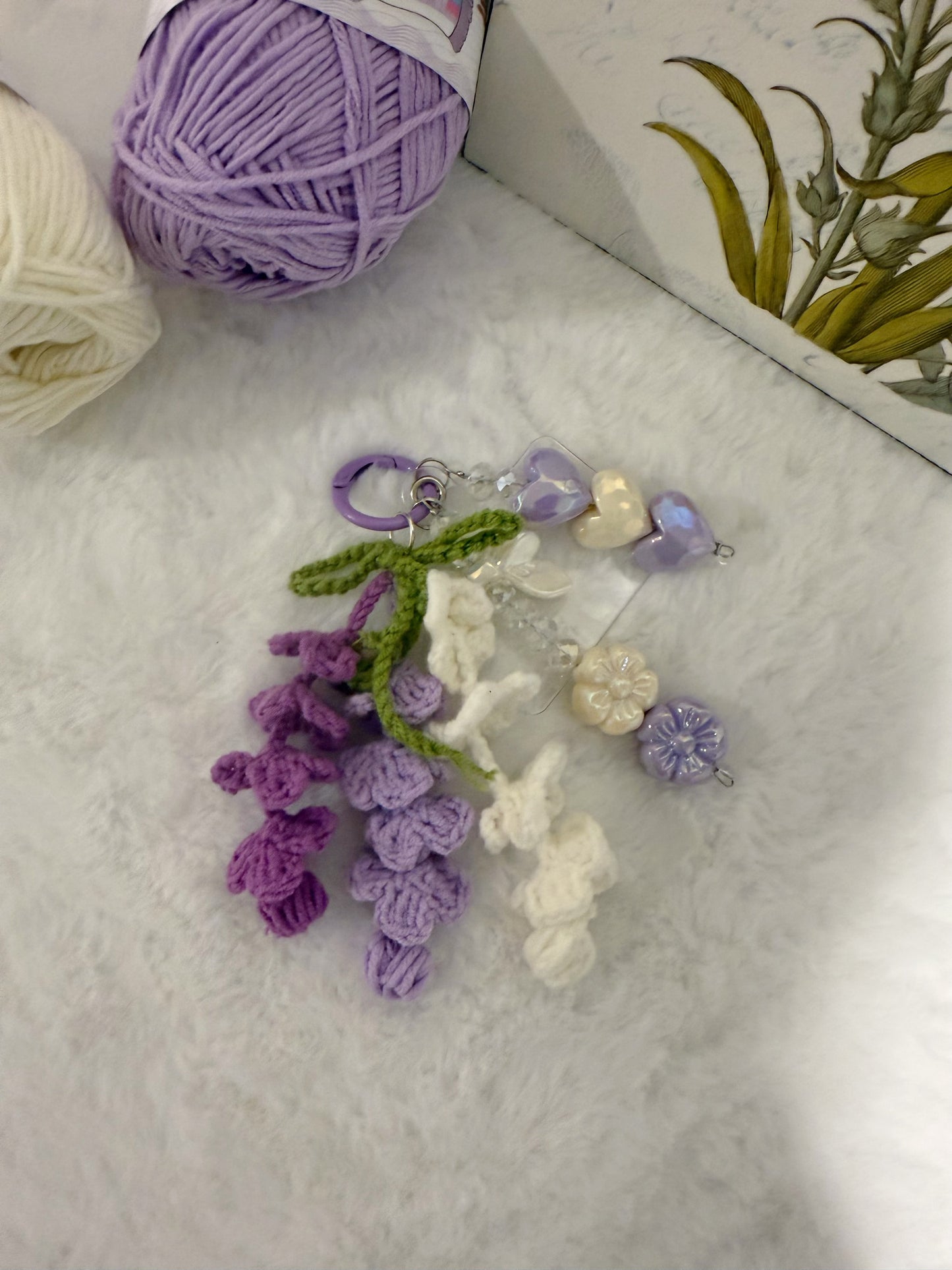 Lavender Lace Charm