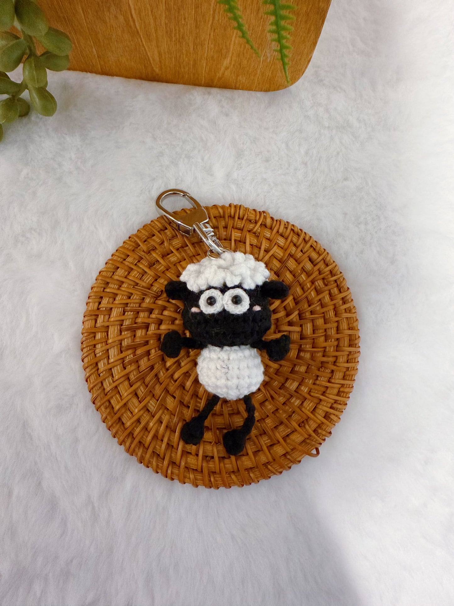 Minimal Sheep Key Charm