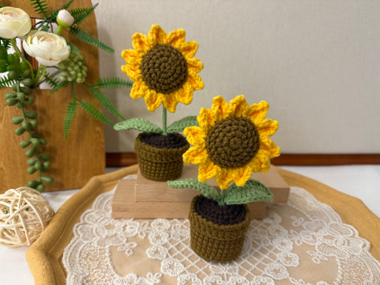 Sunflower Pot