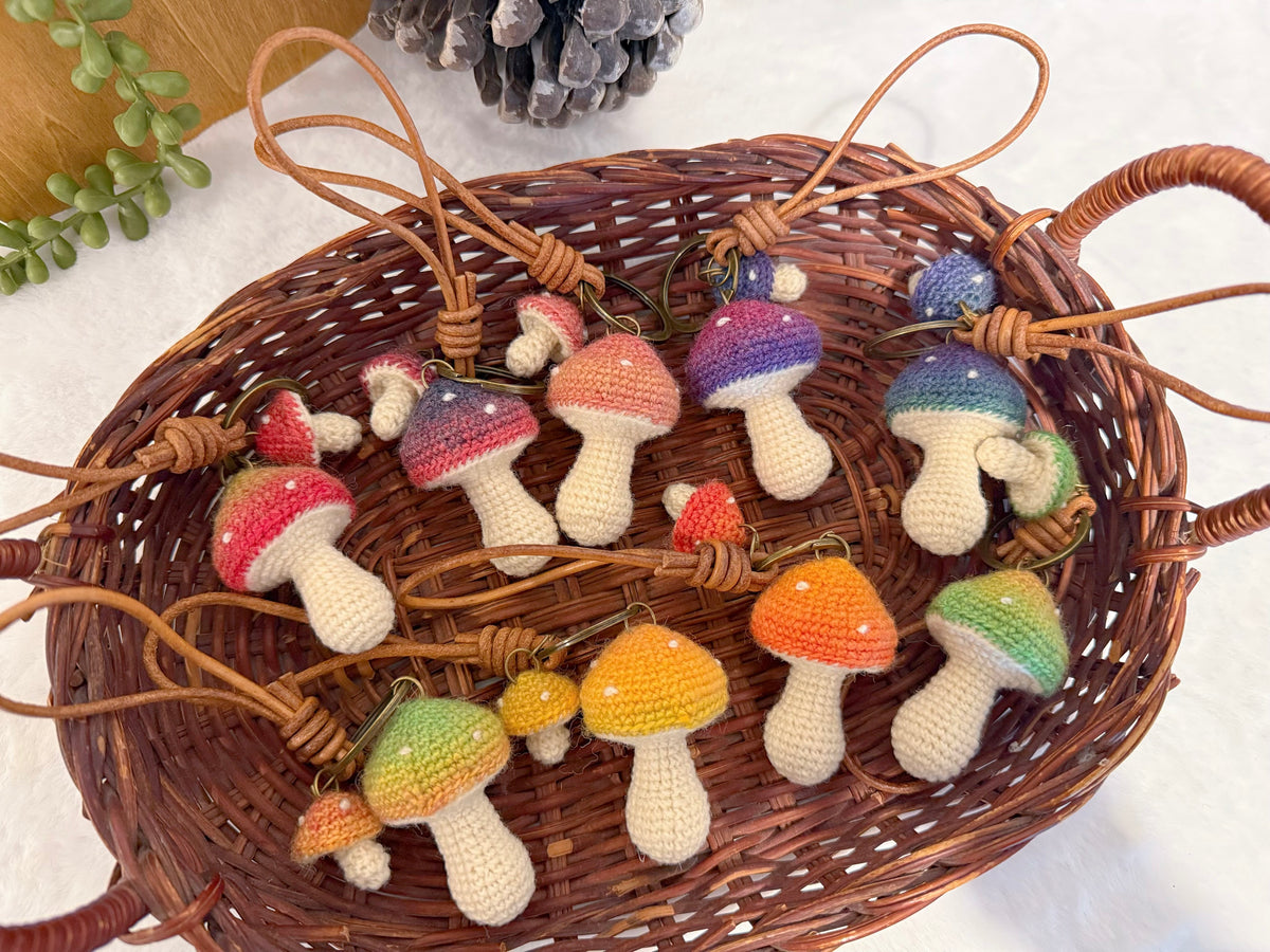 Enchanted Mushroom Key Charm