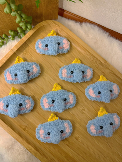 Fluffy Elephant Hair Clip