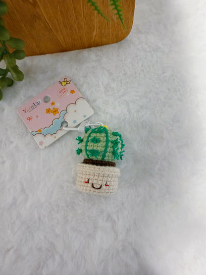Little Cactus Ball Key Charm