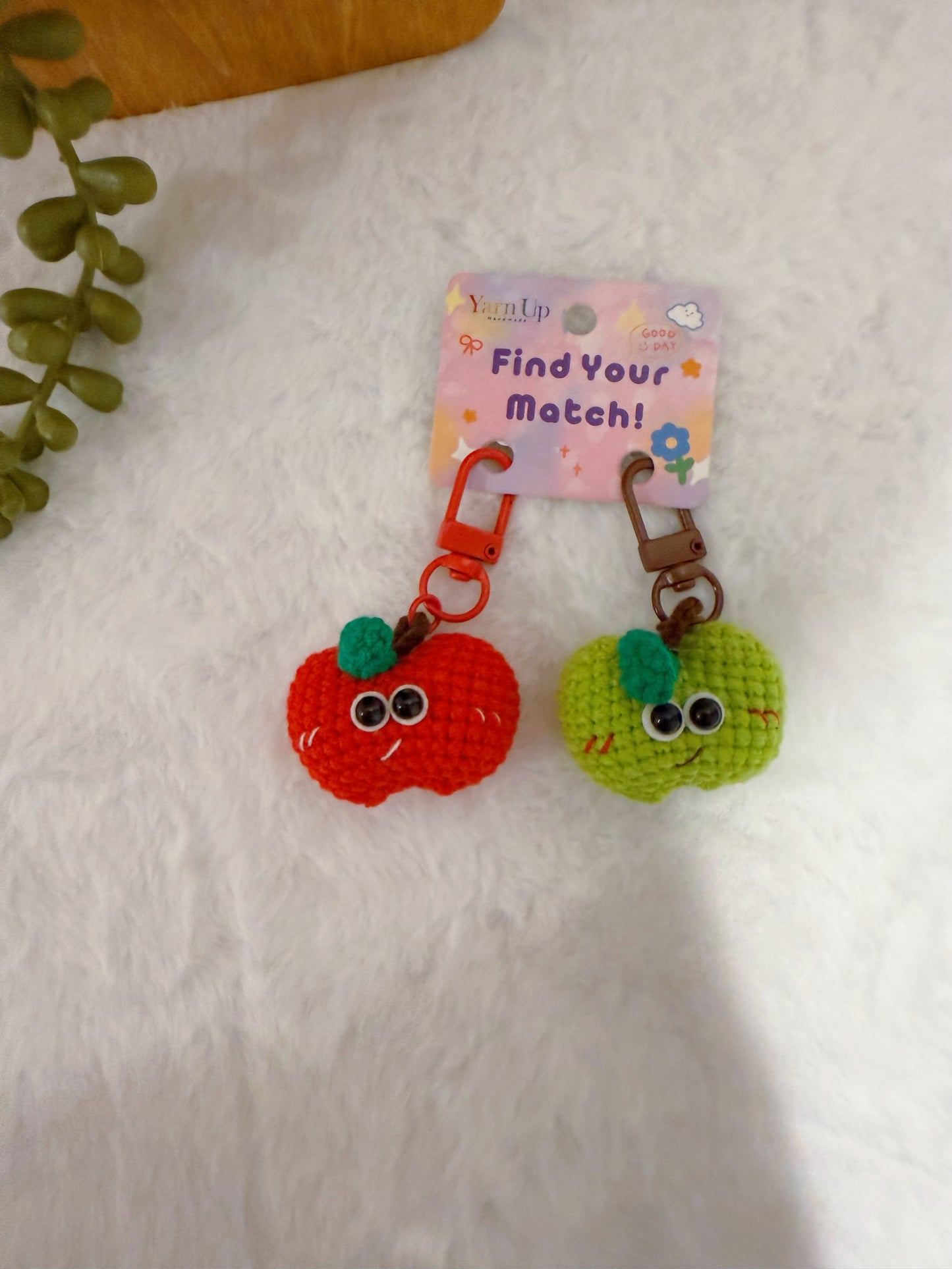 Funny Apple Key Charms