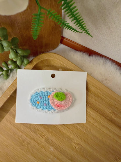 Little Peach Hair Clip