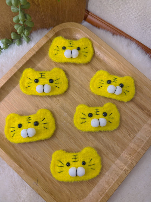 Cotton Candy Tiger Hair Clip