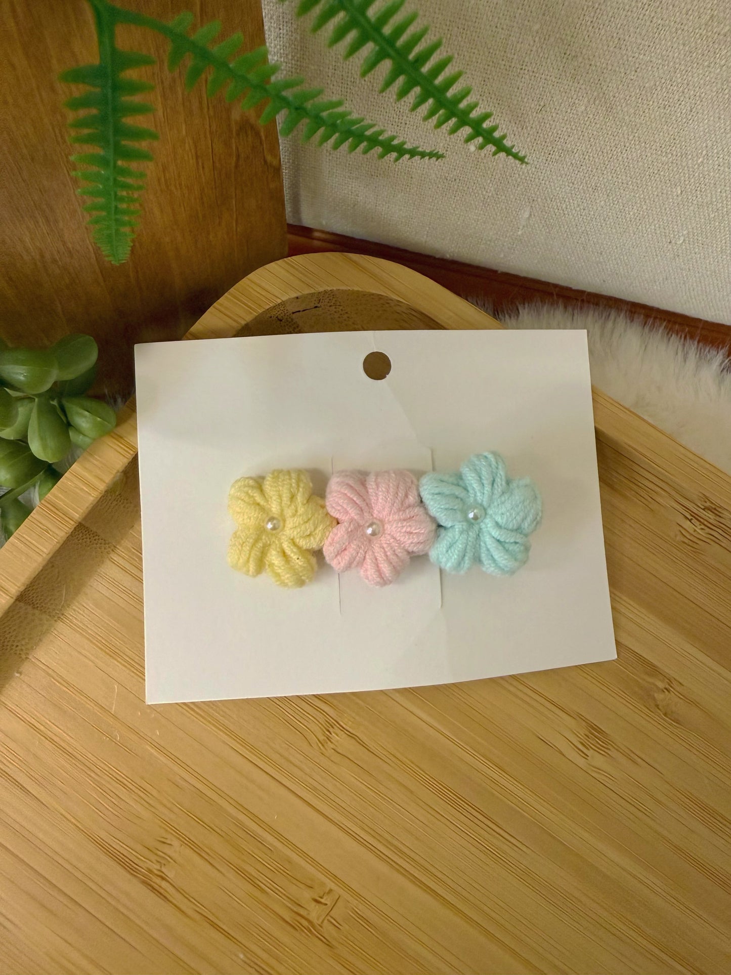 Sugar Triple Bloom Hair Clip