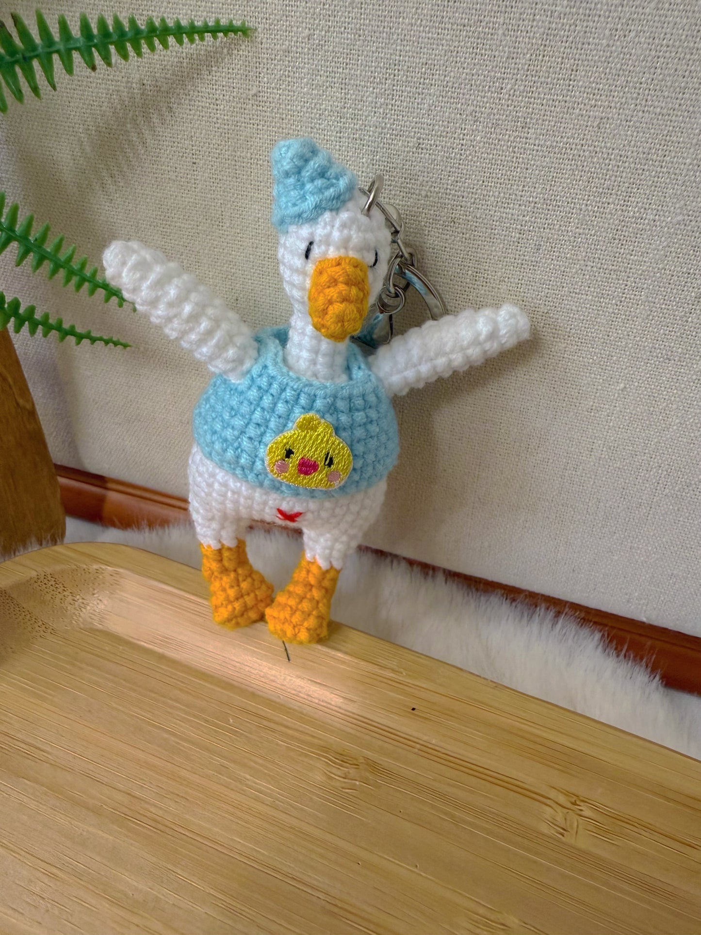 Childish Goose Key Charm