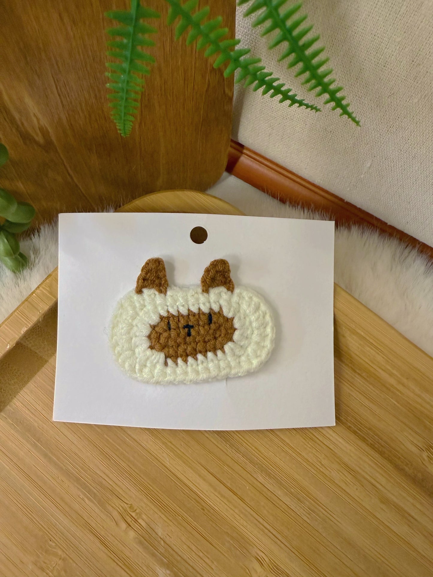 Siamese Cat Hair Clip