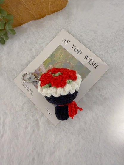 Roses Posy Key Charm