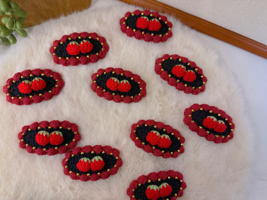 Vintage Strawberry Hair Clip
