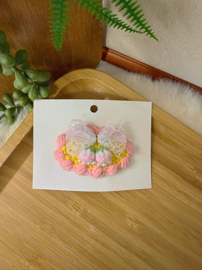 Cherry Whisper Hair Clip