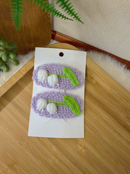 Lily of the Valley Hair Clip