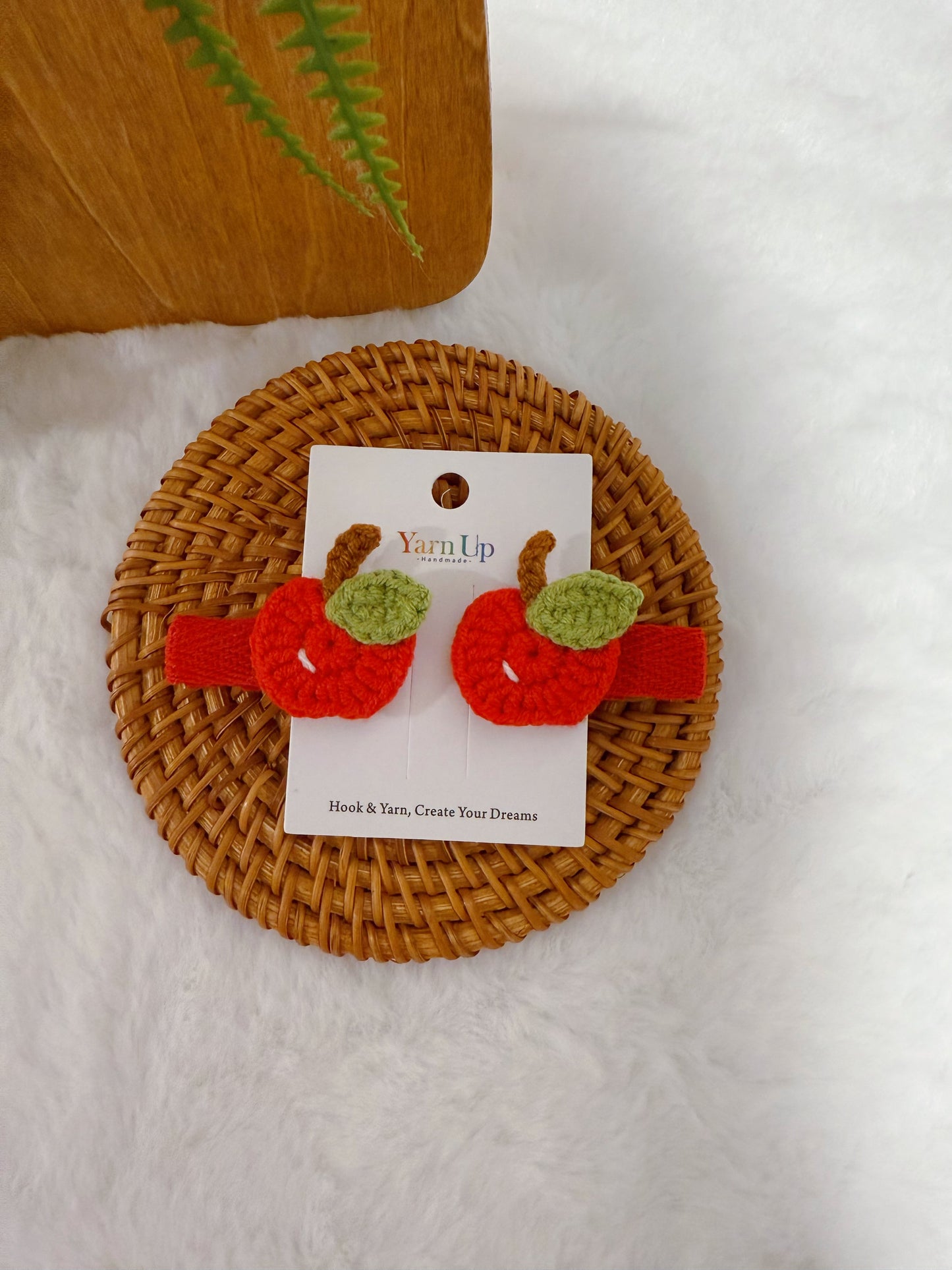 Apple Baby Hair Clips