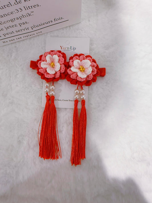 Flowers Hair Clip Set