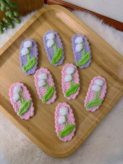 Lily of the Valley Hair Clip