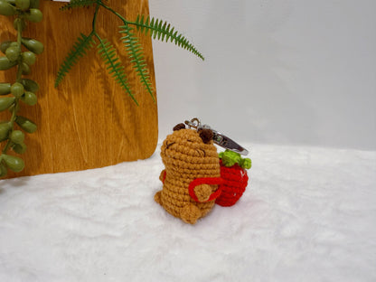 Backpack Capybara Key Charm