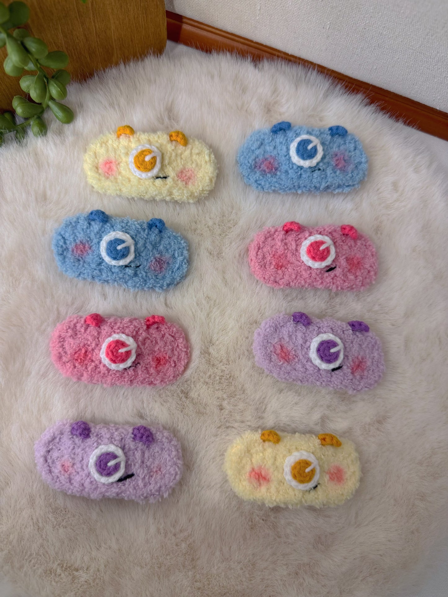 Fluffy Monster Hair Clip