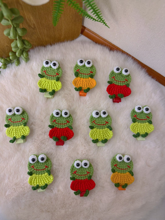 Froggie Ballerinas Hair Clip