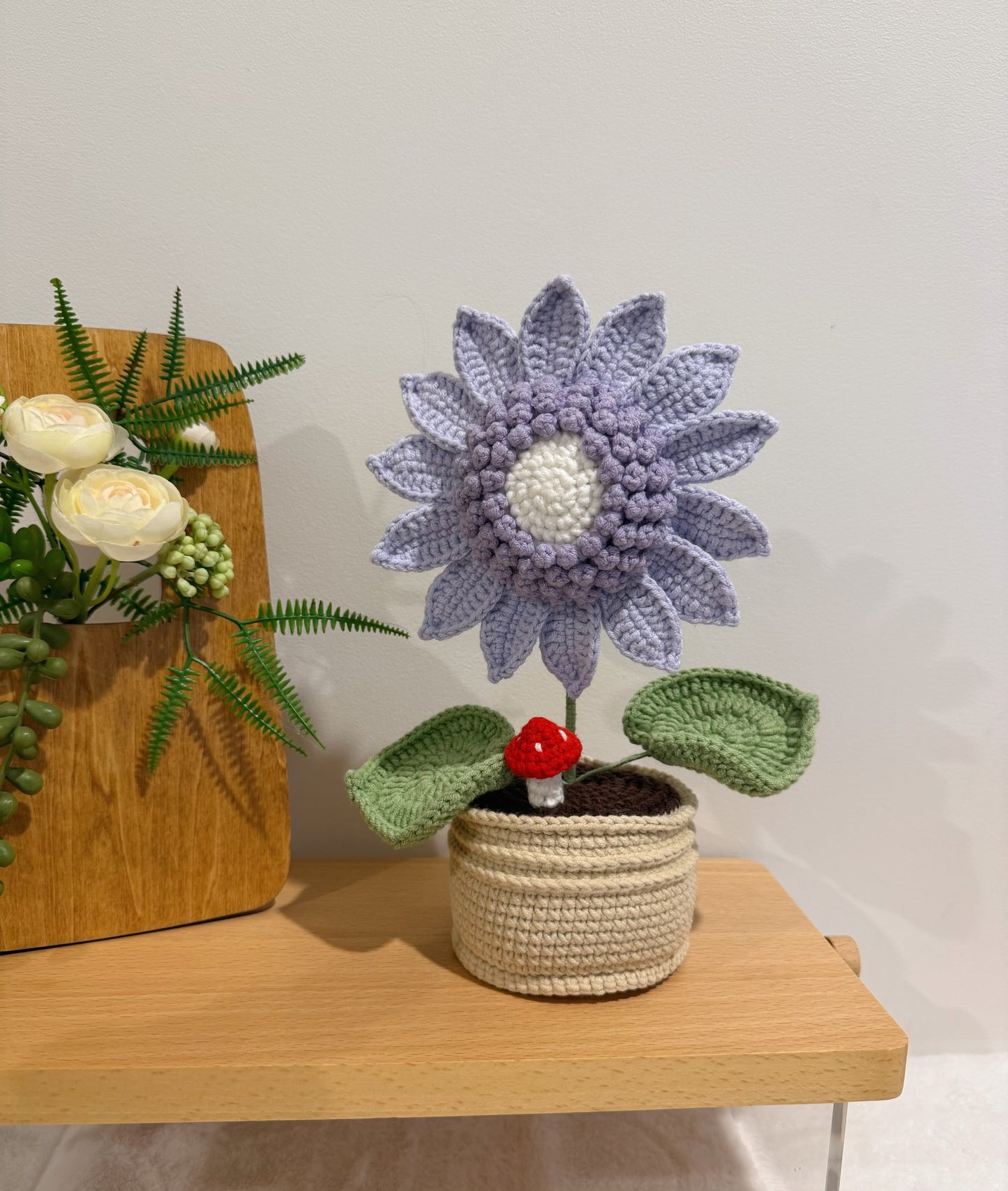 Sunflower & Mushroom Pot