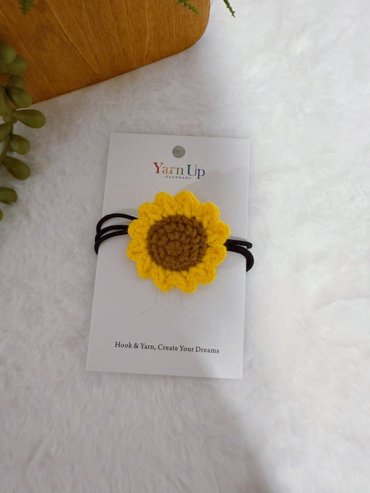Sunflower Hair Tie
