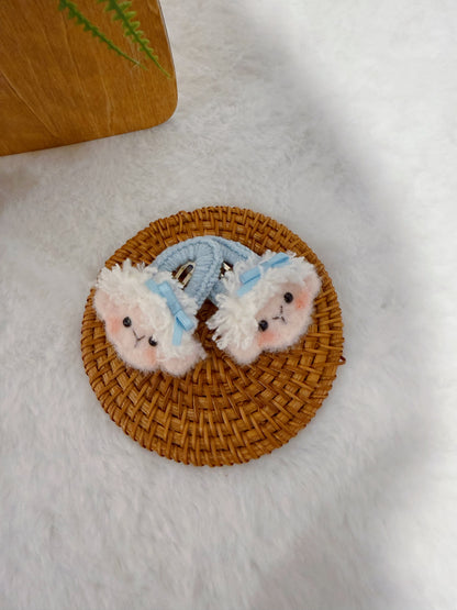 Fluffy Hollow Hair Clip