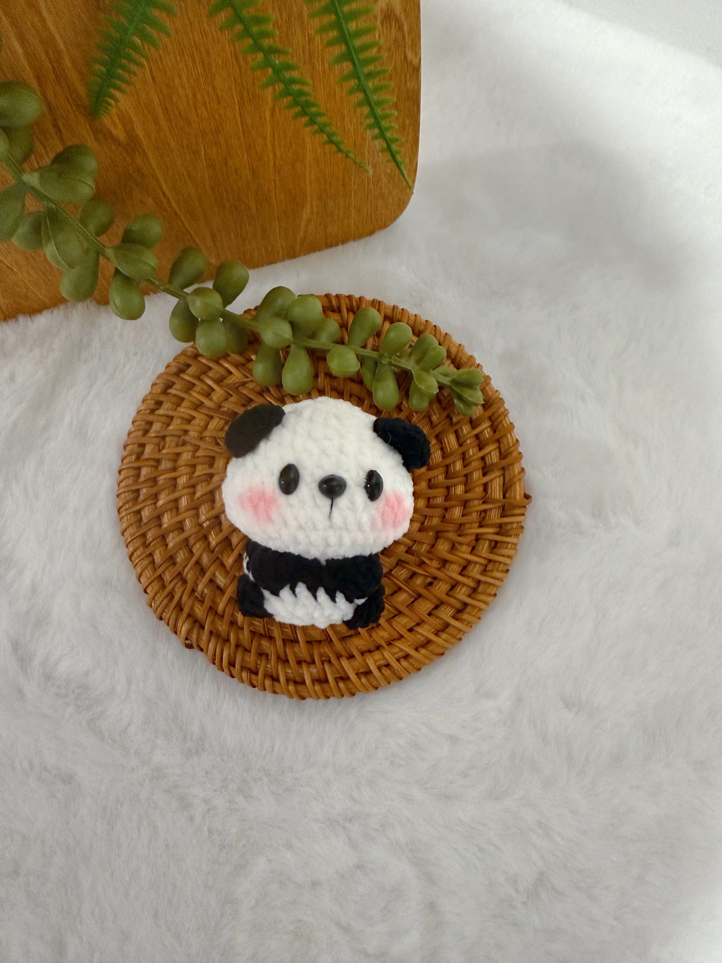 Mochi Panda Key Charm