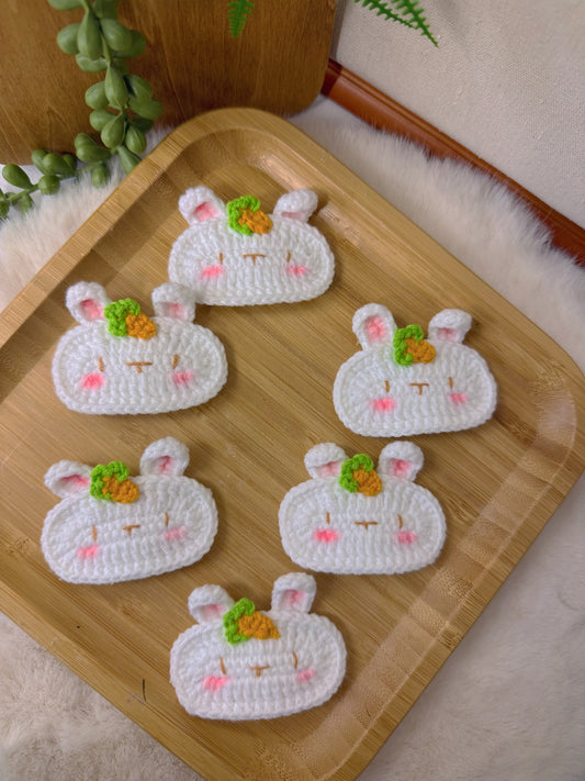 Carrot Bunny Hair Clip