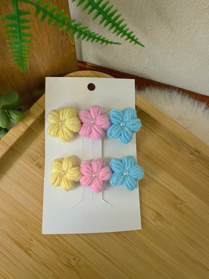 Sugar Triple Bloom Hair Clip