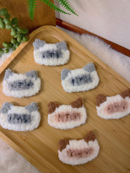 Fluffy Siamese Cat Hair Clip