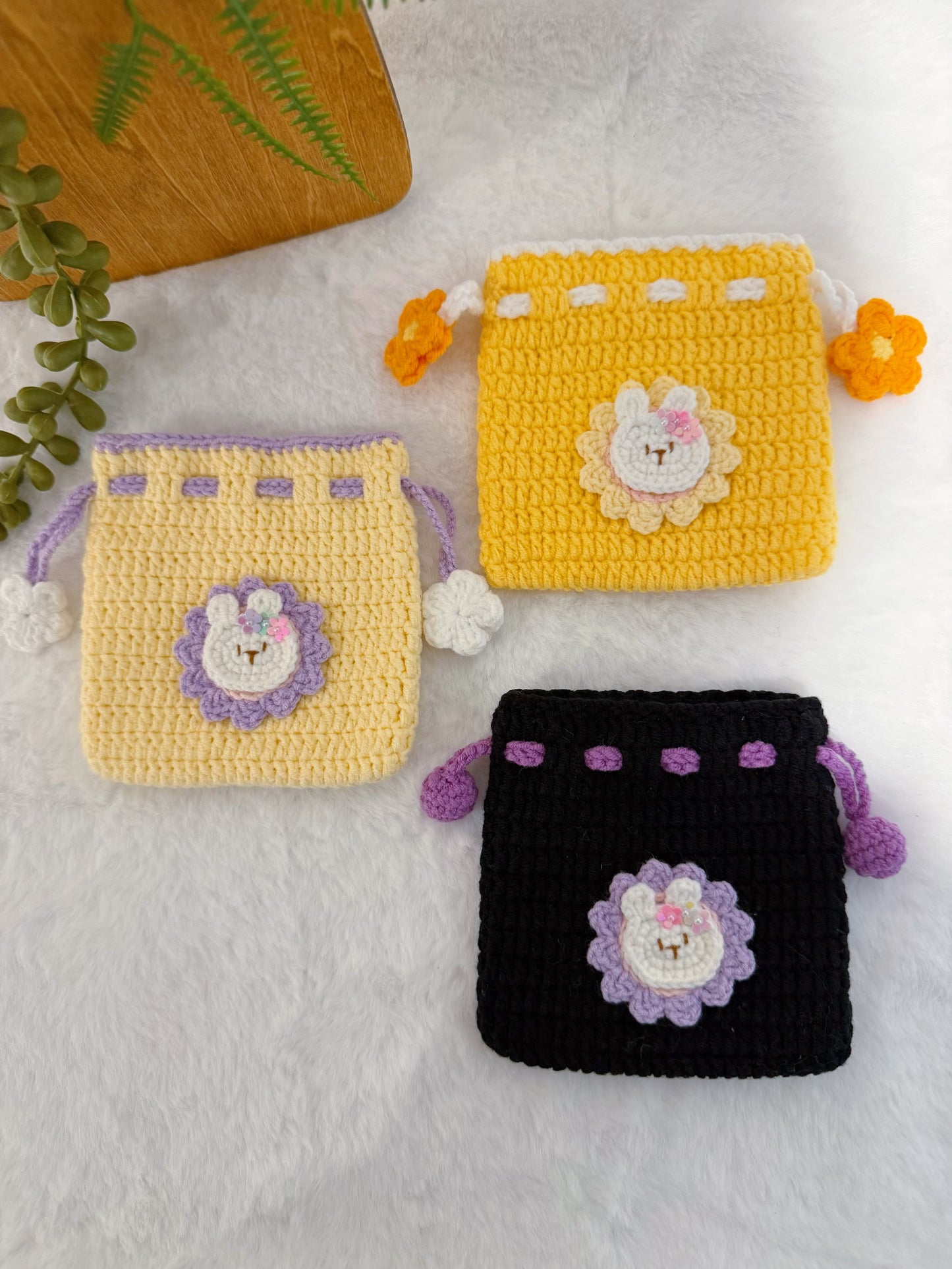 Bunny in Flower Mini Purse