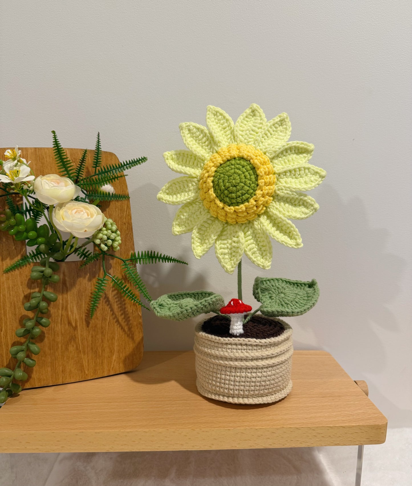 Sunflower & Mushroom Pot